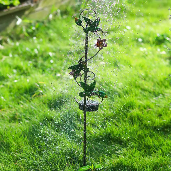 Solar Iron Hummingbird Butterfly Dragonfly Garden Lawn Landscape Light Cuvalon