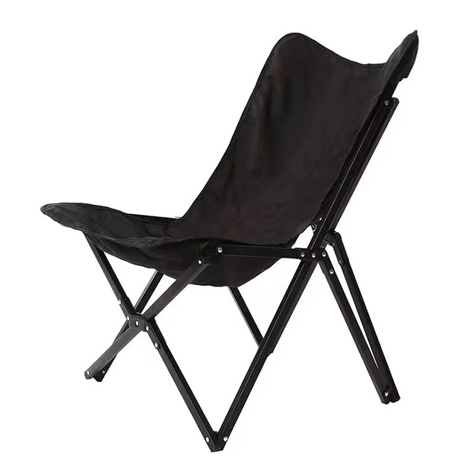 Contemporary Industrial Oxford Fabric Hardware Foldable Camping Chair Backrest For Outdoor Patio Cuvalon