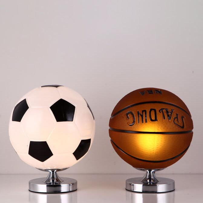 Children's Creative Sports Ball Design 1-Light Table Lamp Cuvalon