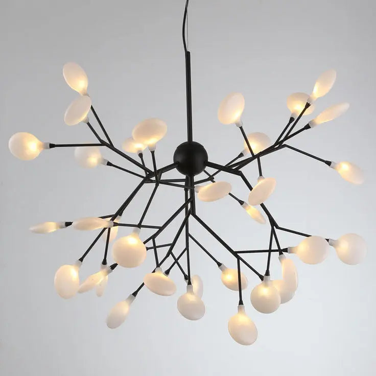 Modern Metal Branches 27/36 Light Fireflies LED Chandeliers Cuvalon