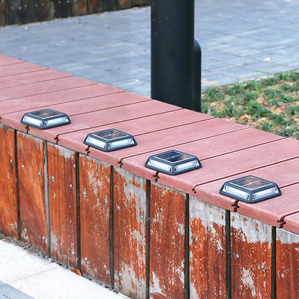 Modern Square Waterproof Solar LED Outdoor Garden Balcony Street Light Cuvalon