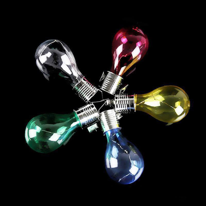 Creative Color Bulbs Plastic Solar LED Outdoor Hanging Light Cuvalon
