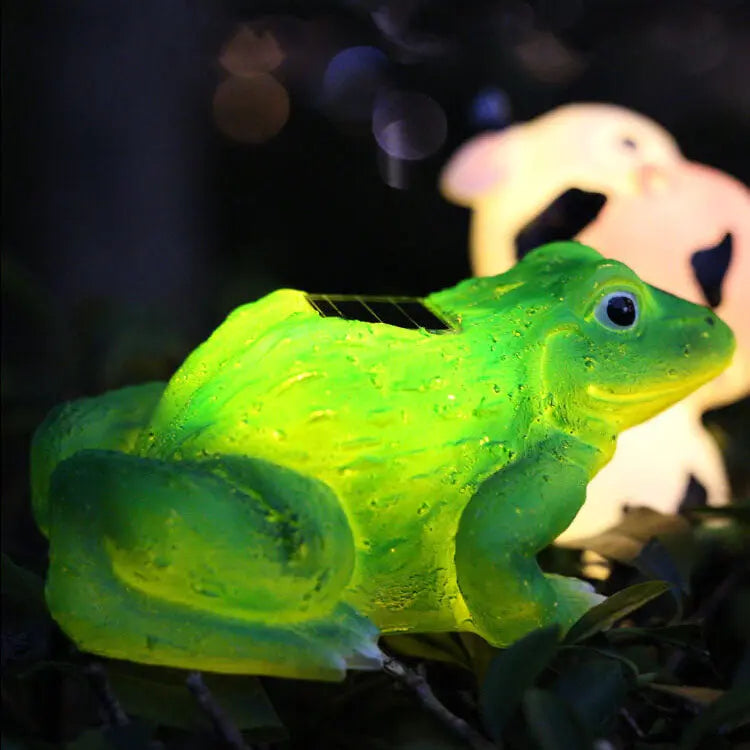 Resin Solar Creative Animal Shape Waterproof LED Garden Lawn Landscape Light Cuvalon