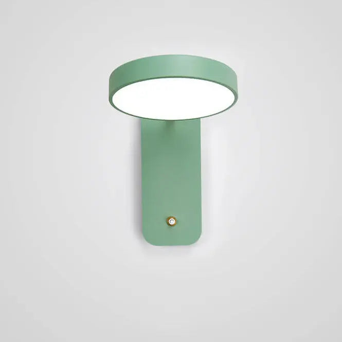 Nordic Simple Round Rotatable Switch LED Reading Wall Sconce Lamp Cuvalon