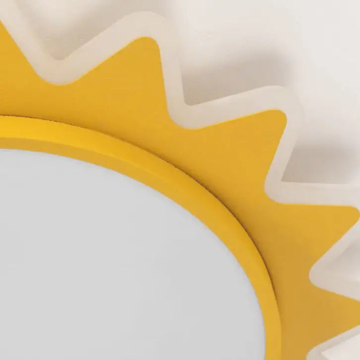 Creative Cartoon Sun Shaped LED Flush Mount Ceiling Light Cuvalon
