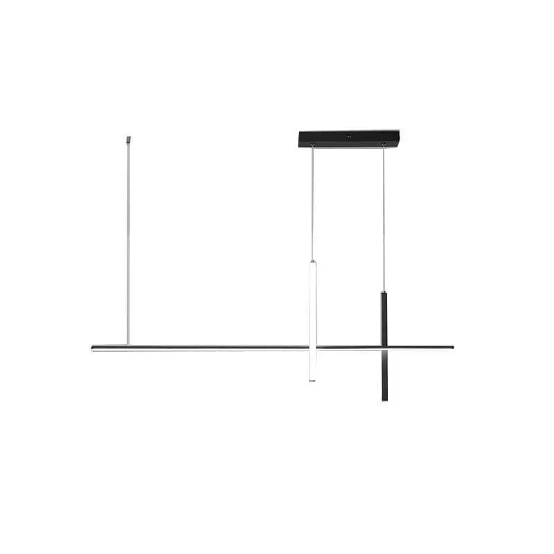 Modern Minimalist Long Line LED Chandelier Cuvalon