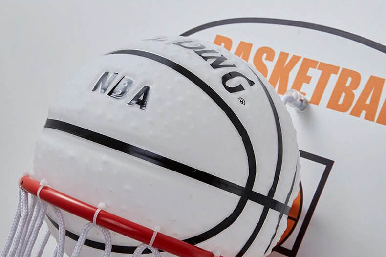 Creative Cartoon Basketball 1-Light Wall Sconce Lamp Cuvalon