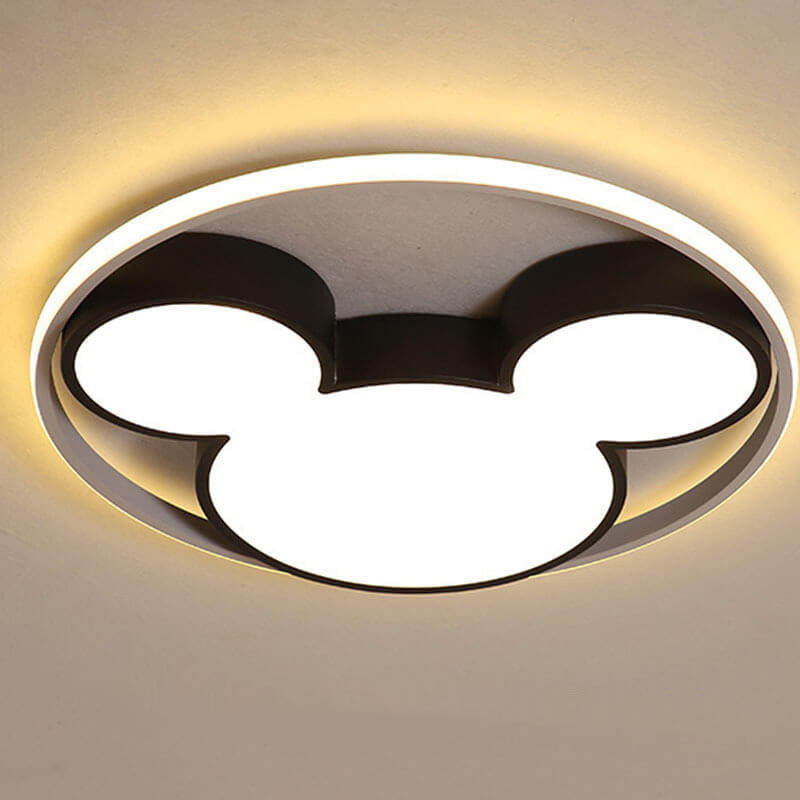 Cartoon Mouse LED Flush Mount Ceiling Light Cuvalon