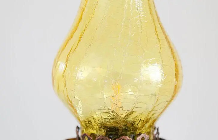 Vintage Antique Kerosene Oil Lamp 1-Light Table Lamp Cuvalon