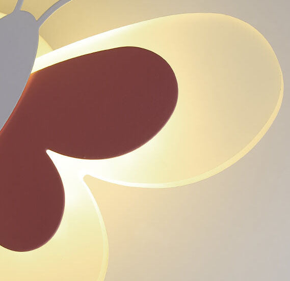 Creative Butterfly Acrylic 1-Light LED Wall Sconce Lamp Cuvalon