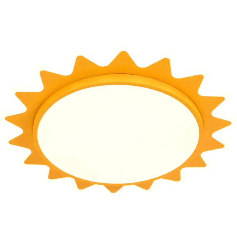 Creative Cartoon Sun Shaped LED Flush Mount Ceiling Light Cuvalon