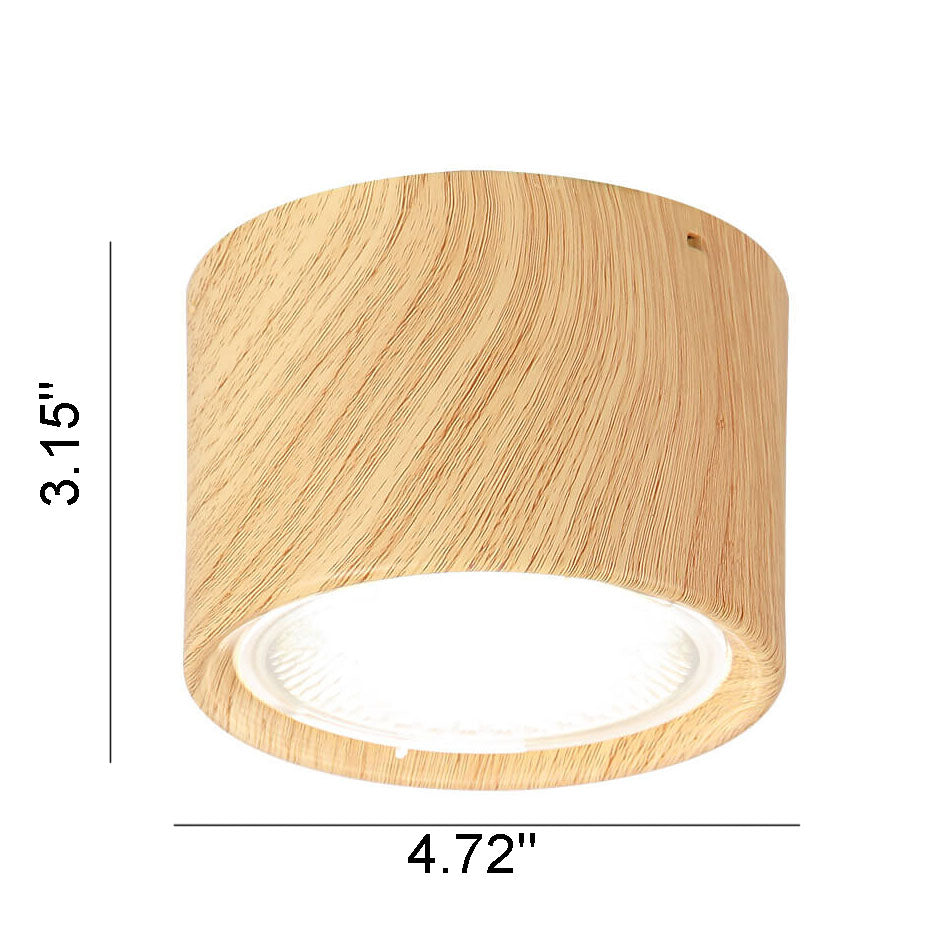 Nordic Cylinder Spotlight LED Flush Mount Ceiling Light Cuvalon