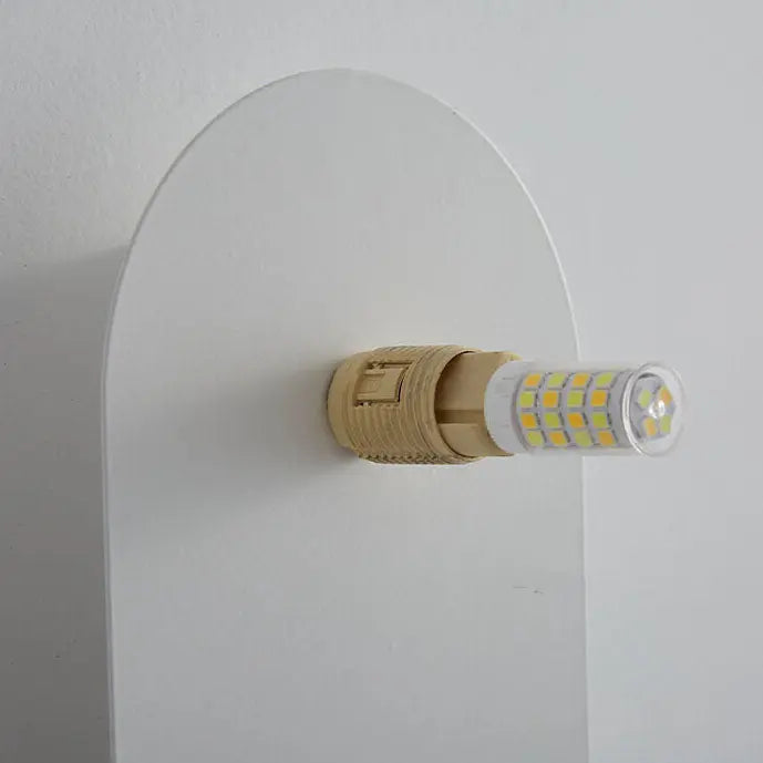 Nordic Minimalist Glass Ring Base 1-Light Wall Sconce Lamp Cuvalon