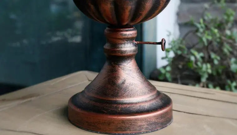 Vintage Antique Kerosene Oil Lamp 1-Light Table Lamp Cuvalon