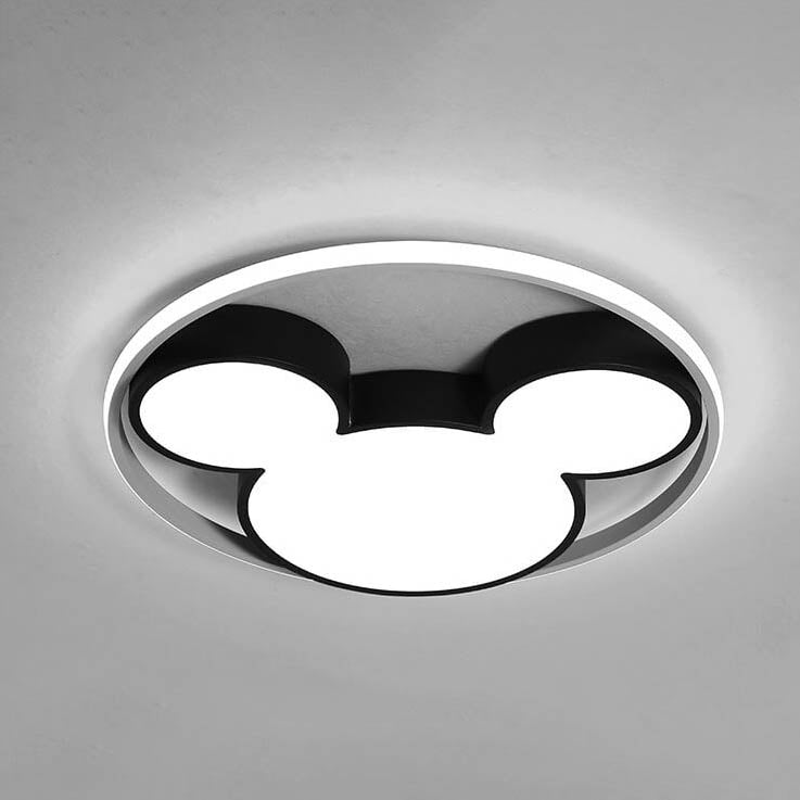 Cartoon Mouse LED Flush Mount Ceiling Light Cuvalon