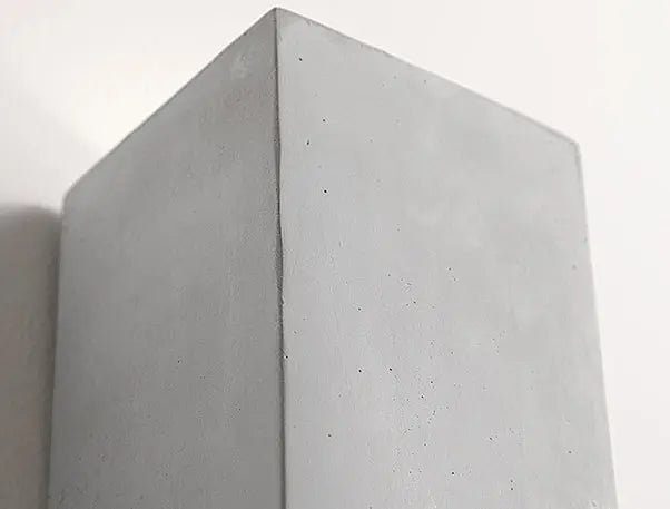 Industrial Cement Square Outdoor 1-Light Waterproof Wall Sconce Lamp Cuvalon