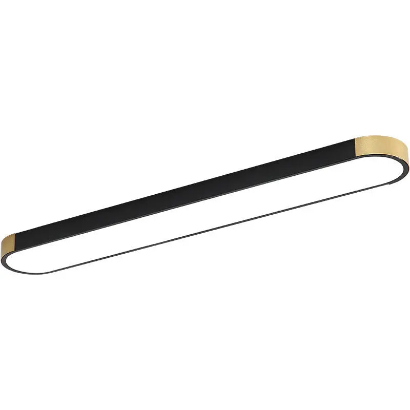 Modern Minimalist Rectangular Ring LED Flush Mount Ceiling Light Cuvalon