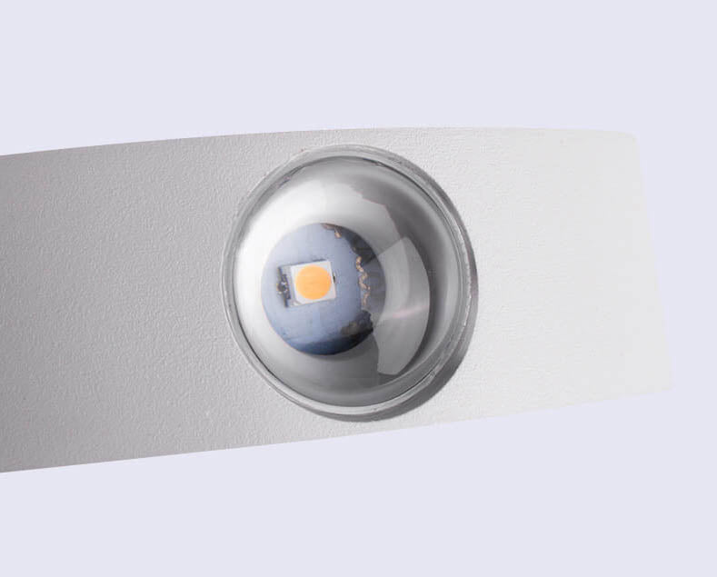 Modern Aluminum Wave LED Waterproof Outdoor Wall Sconce Lamp Cuvalon
