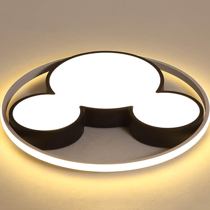 Cartoon Mouse LED Flush Mount Ceiling Light Cuvalon