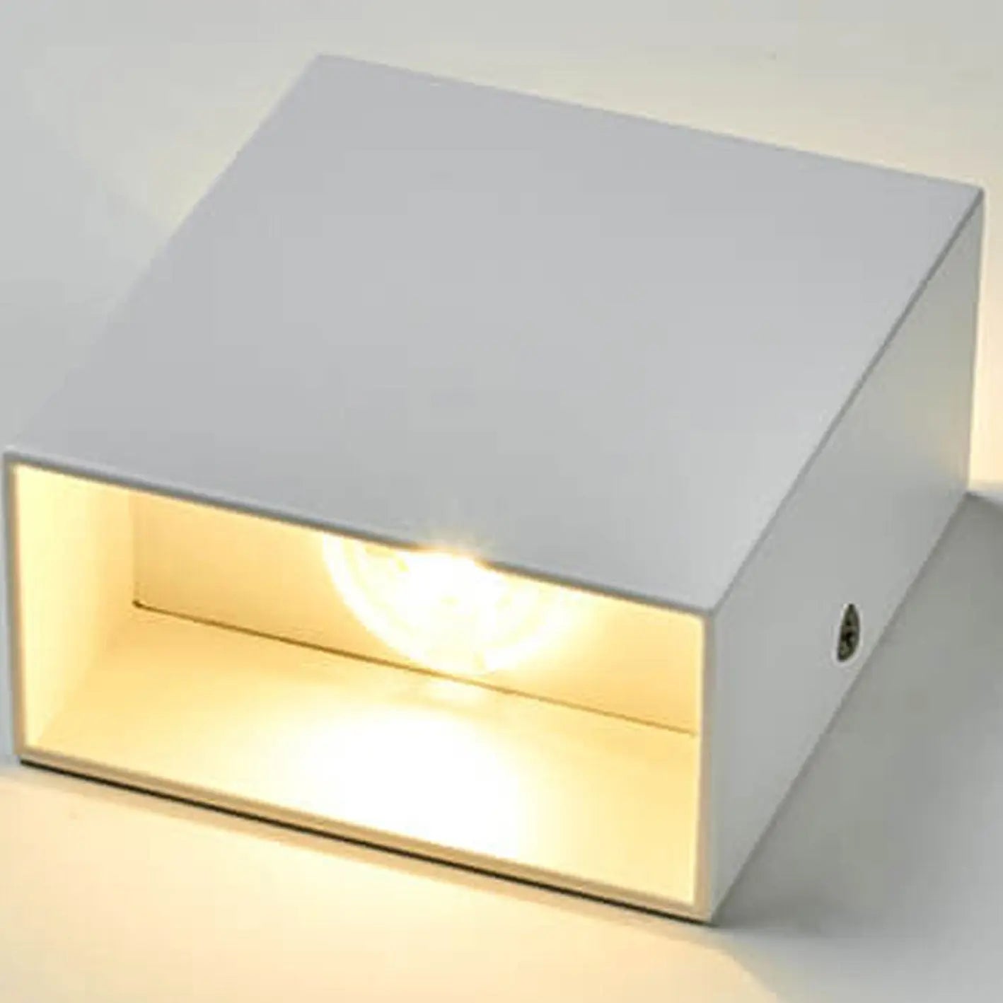 Modern Simple Square LED Body Sensor Wall Sconce Lamp Cuvalon