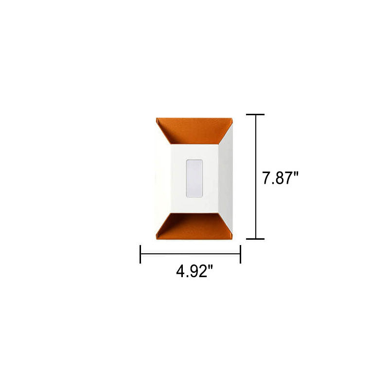 Modern Aluminum Lens Outdoor Waterproof Patio LED Wall Sconce Lamp Cuvalon