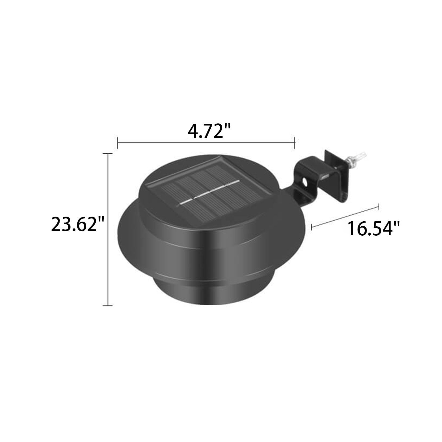 Solar Cylinder LED Outdoor Waterproof Fence Wall Sconce Lamp Cuvalon