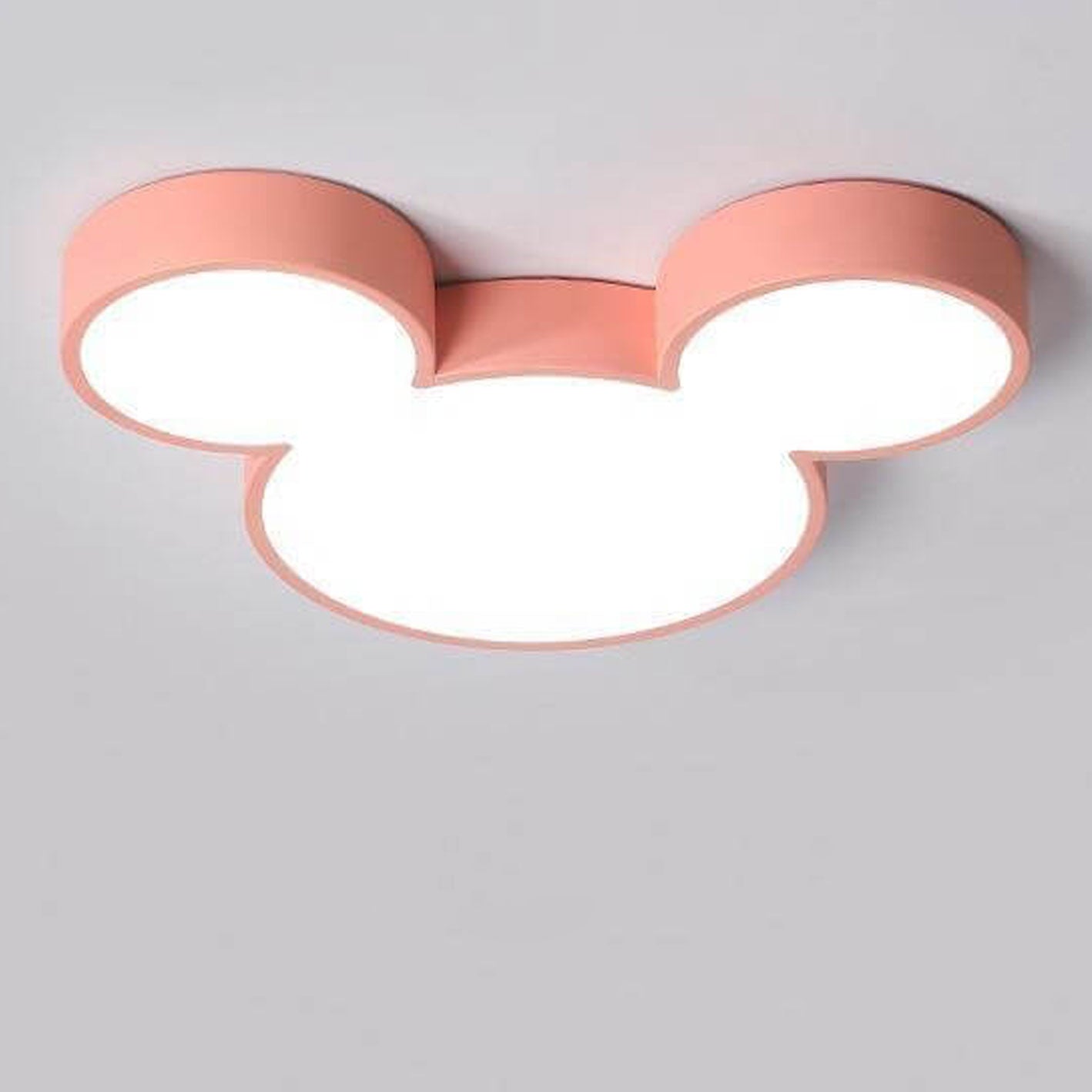 Mouse Cartoon Slim LED Flush Mount Ceiling Light Cuvalon