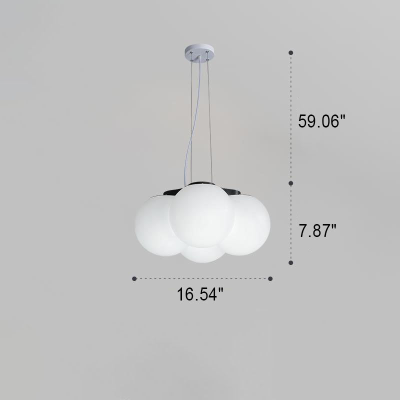 Modern Minimalist Flower Bubble LED Kids Flush Mount Ceiling Light Cuvalon
