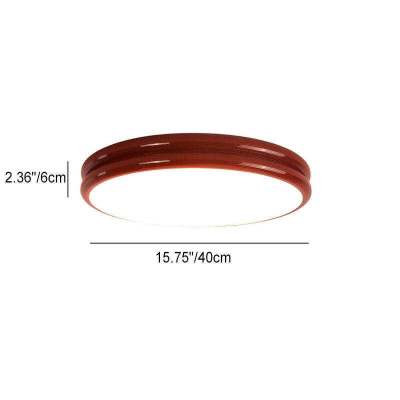 Modern Eye Care Children's Wrought Iron Round LED Flush Mount Lighting Cuvalon