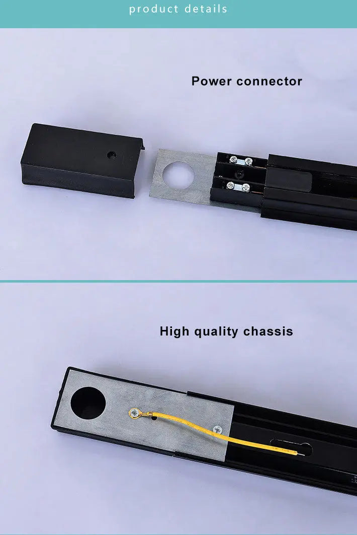 Multi-Adaptation Track Lighting Rail LED Track Light Accessories Cuvalon
