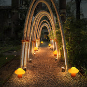 Modern Art Deco Waterproof Solar Resin Mushroom LED Landscape Lighting Outdoor Light For Garden Cuvalon