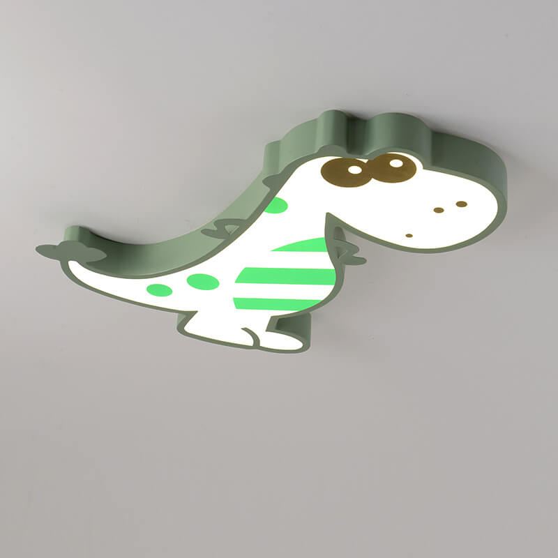 Cartoon Creative Dinosaur LED Flush Mount Ceiling Light Cuvalon