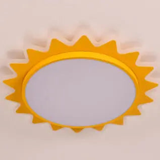 Creative Cartoon Sun Shaped LED Flush Mount Ceiling Light Cuvalon
