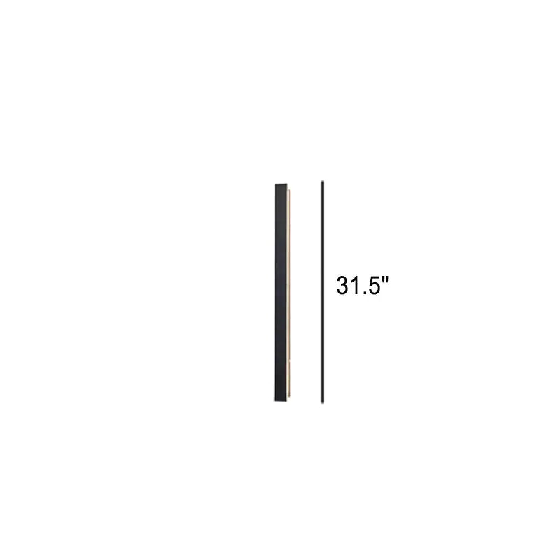 Retro Outdoor Rectangular Strip Waterproof LED Wall Sconce Lamp Cuvalon