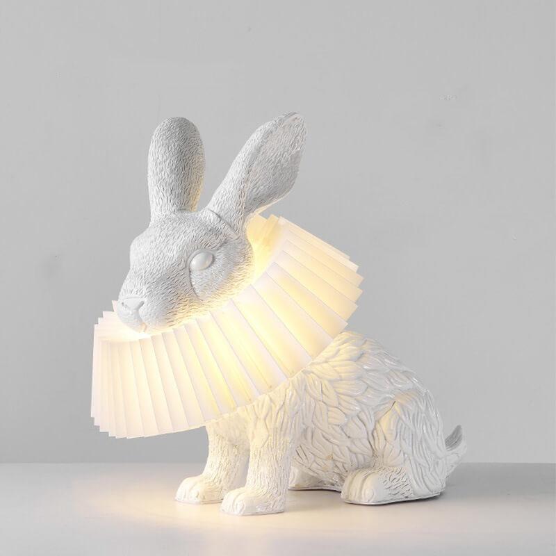 Modern Creative Resin Rabbit LED 1-Light Table Lamp Cuvalon