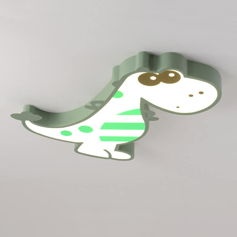 Cartoon Creative Dinosaur LED Flush Mount Ceiling Light Cuvalon