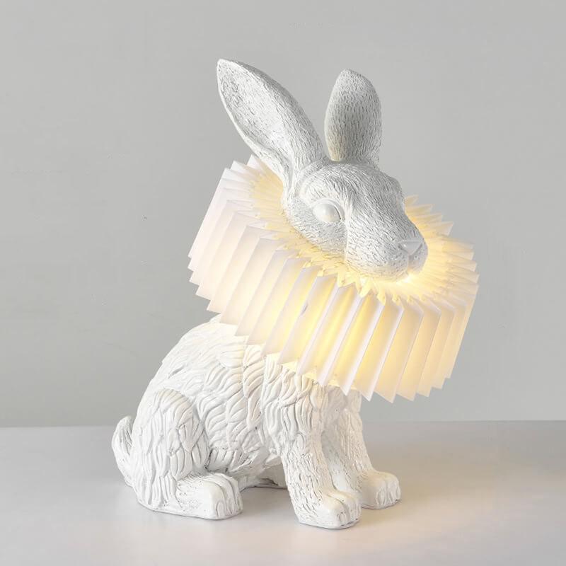 Modern Creative Resin Rabbit LED 1-Light Table Lamp Cuvalon