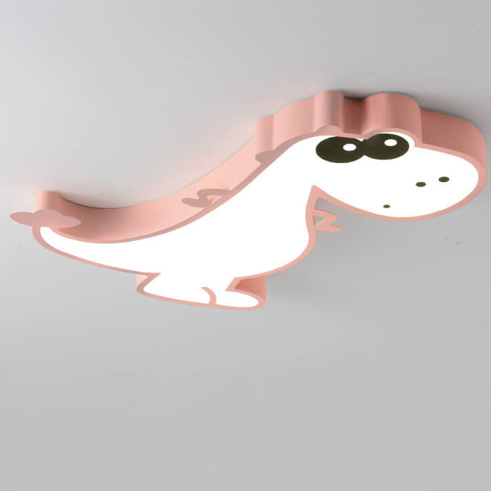 Cartoon Creative Dinosaur LED Flush Mount Ceiling Light Cuvalon
