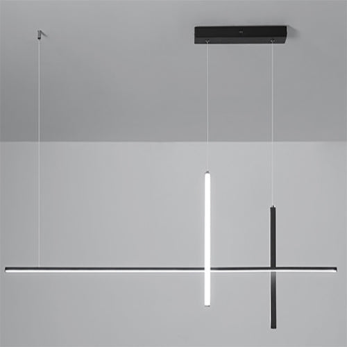 Modern Minimalist Long Line LED Chandelier Cuvalon