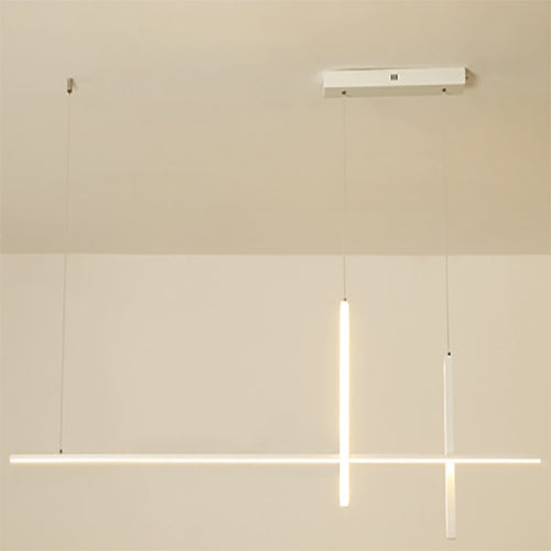 Modern Minimalist Long Line LED Chandelier Cuvalon