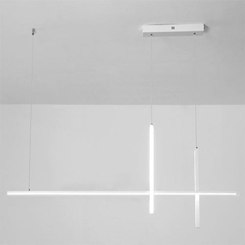 Modern Minimalist Long Line LED Chandelier Cuvalon