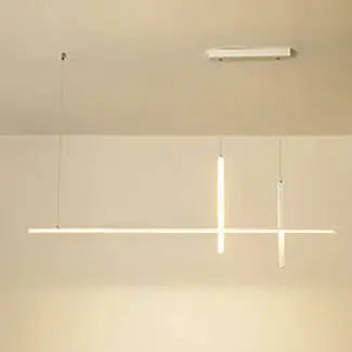 Modern Minimalist Long Line LED Chandelier Cuvalon