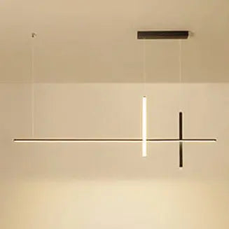 Modern Minimalist Long Line LED Chandelier Cuvalon