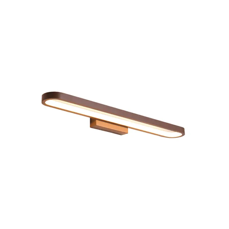 European Minimalist Circular Aluminum Vanity Light LED Mirror Front Wall Sconce Lamp Cuvalon