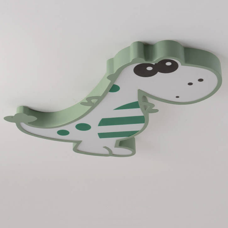 Cartoon Creative Dinosaur LED Flush Mount Ceiling Light Cuvalon