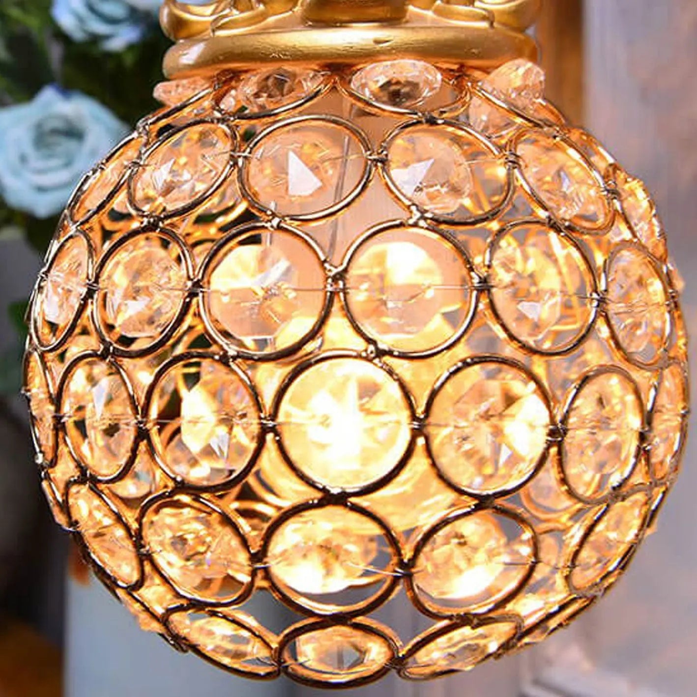 Retro Creative Fortune Deer Head Resin 1-Light Wall Sconce Lamp Cuvalon