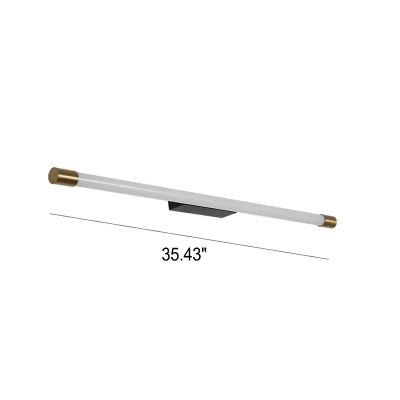 Modern Minimalist Vanity Thin Tube PC LED  Wall Sconce Lamp Cuvalon