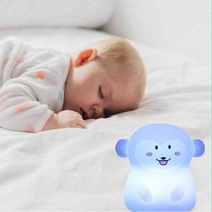 Creative Monkey Silicone Charging Pat  LED Night Light Table Lamp Cuvalon