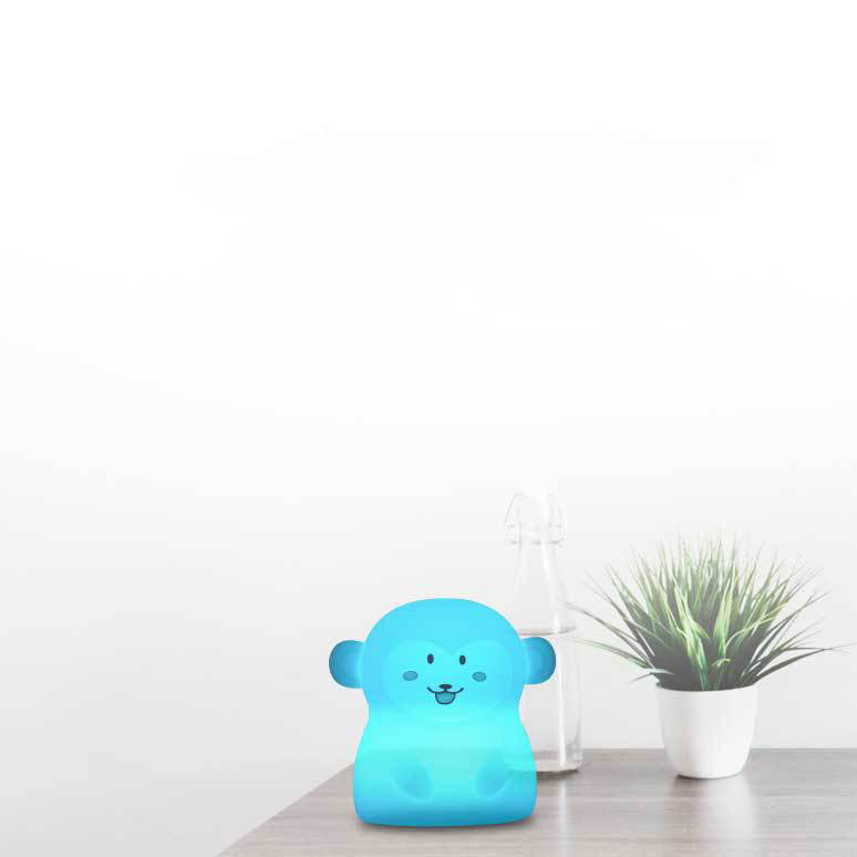 Creative Monkey Silicone Charging Pat  LED Night Light Table Lamp Cuvalon