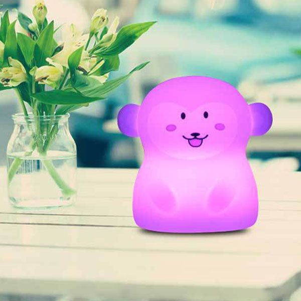 Creative Monkey Silicone Charging Pat  LED Night Light Table Lamp Cuvalon